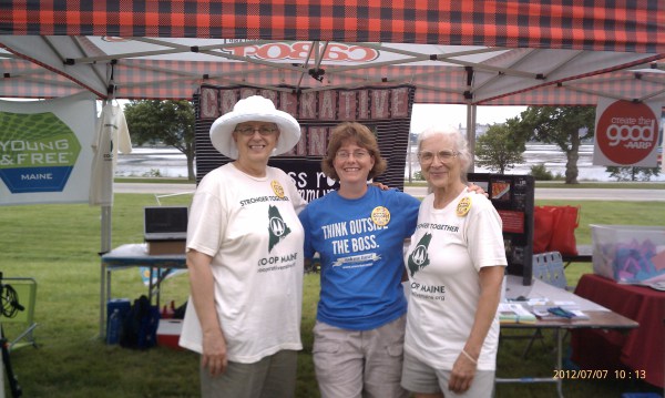 Deb, Gloria, Jane in Port, 7.2012